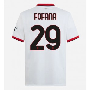 AC Milan Youssouf Fofana #29 Gostujuci Dres 2024-25 Kratak Rukavima